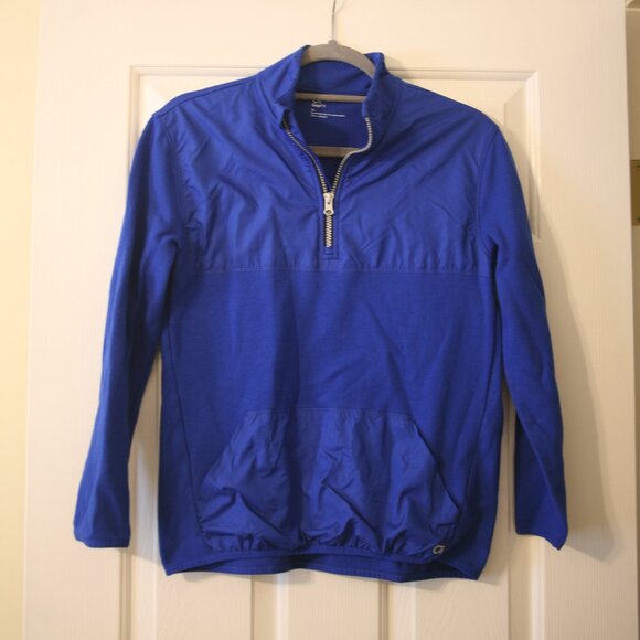 Gap Youth Quarter Zip Sweatshirt Jacket, Size YXL, Blue - Picture 1 of 2